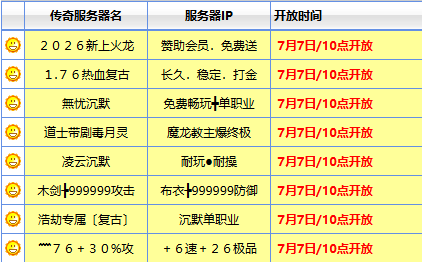 家族禁入新开sf服今日开放