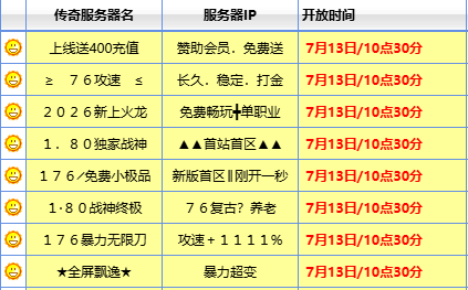 <strong>周一新区火爆来袭！全新传奇私服邀您重返玛法，再续热血征程</strong>